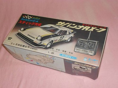 Nikko Radio Control Car Mazda Savanna RX7 1/20 W/BOX F/S FEDEX