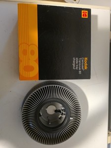 Vintage Kodak Carousel Transvue 80 Slide Tray In Box