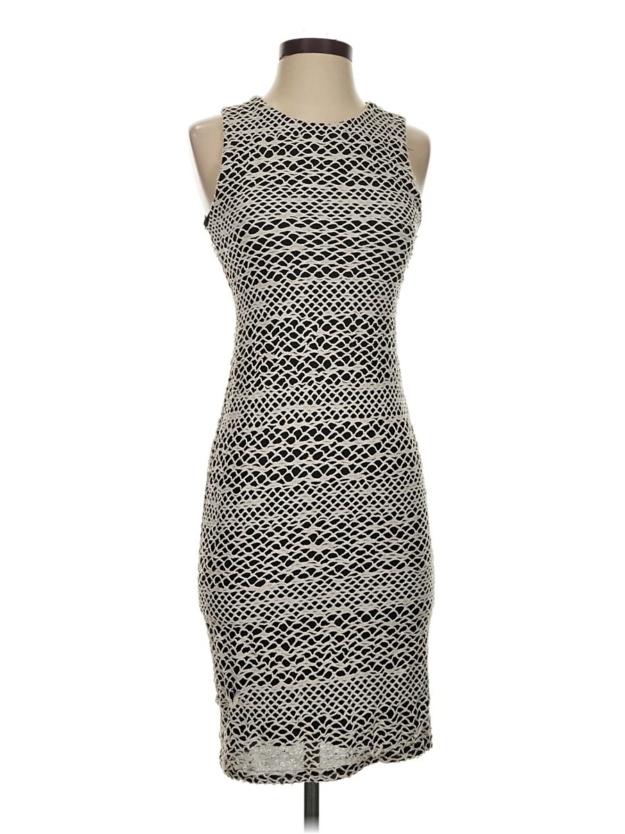 Bar III Women Gray Cocktail Dress S