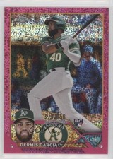 2023 Topps Chrome Magenta Speckle Refractor /350 Dermis Garcia García #183 bn5