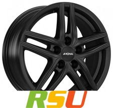 Ronal R65 jetblack-matt 6.5x16" ET50 LK5 108 ML 63.34 Alufelgen 16 Zoll