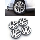 4x New 2004-2010 Volkswagen Touareg 76mm 3.0" Center Wheel Cap Logo 7L6601149