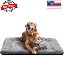 Dog Beds Crate Pad for Medium/Large Dogs Fit Dog Crates,Washable Anti-Slip ...