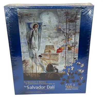 Salvador Dalí Discovery Of America 500pc Puzzle Surrealism Art Museum Sealed