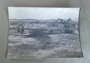 WWII photo of Japanese Betty bomber, dated with location given