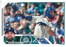 2023 Topps #306 Jesse Winker - Seattle Mariners