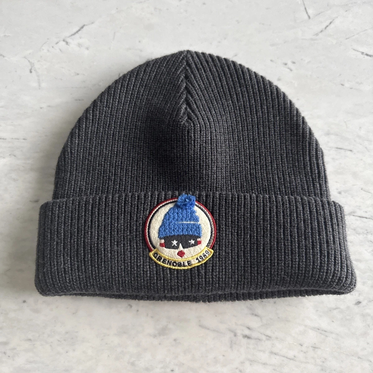 Moncler Gray Men's Beanie for sale | eBay