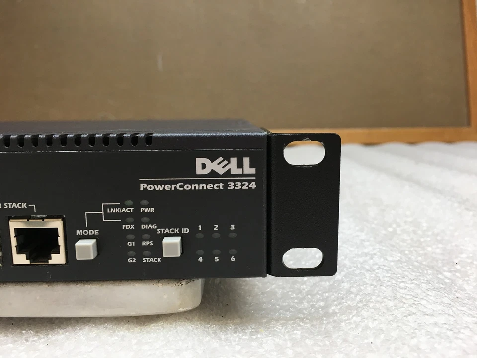 Dell PowerConnect 3324 24-Port Managed Ethernet Switch with Rack Ears - Image 4 of 4
