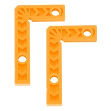 2Pcs Corner Clamp 90 Degree Right 3 Inch Angle Clamp, Yellow