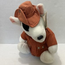 Vtg 1987 Dakin Tater McGregor White Black Eye Hat  Coat Bull Terrier 12  