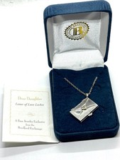 Sterling Silver “Dear Daughter Letter Of Love” Opening Envelope Pendant Necklace