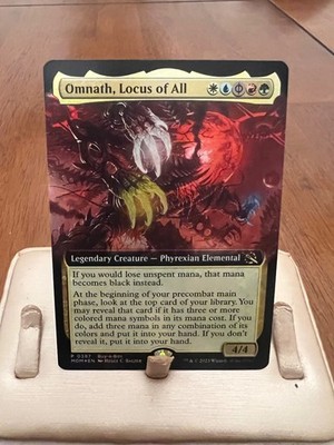 Magic The Gathering Omnath, Locus of All Buy a Box Promo Card Foil English