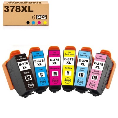 Druckerpatronen 378 XL für Epson Expression Photo XP-8000 8500 8505 8600 8000