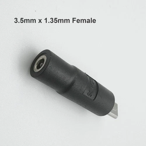 3.5mm x 1.35mm Female To Micro USB 5 Pin Male DC Power Converter Charger Adapter