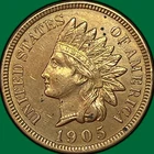 1905 Indian Head Cent Choice Almost Uncirculated AU+ Coin, Cleaned #41607