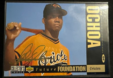 1994 Upper Deck Collector's Choice - Future Foundation Alex Ochoa Gold Signature