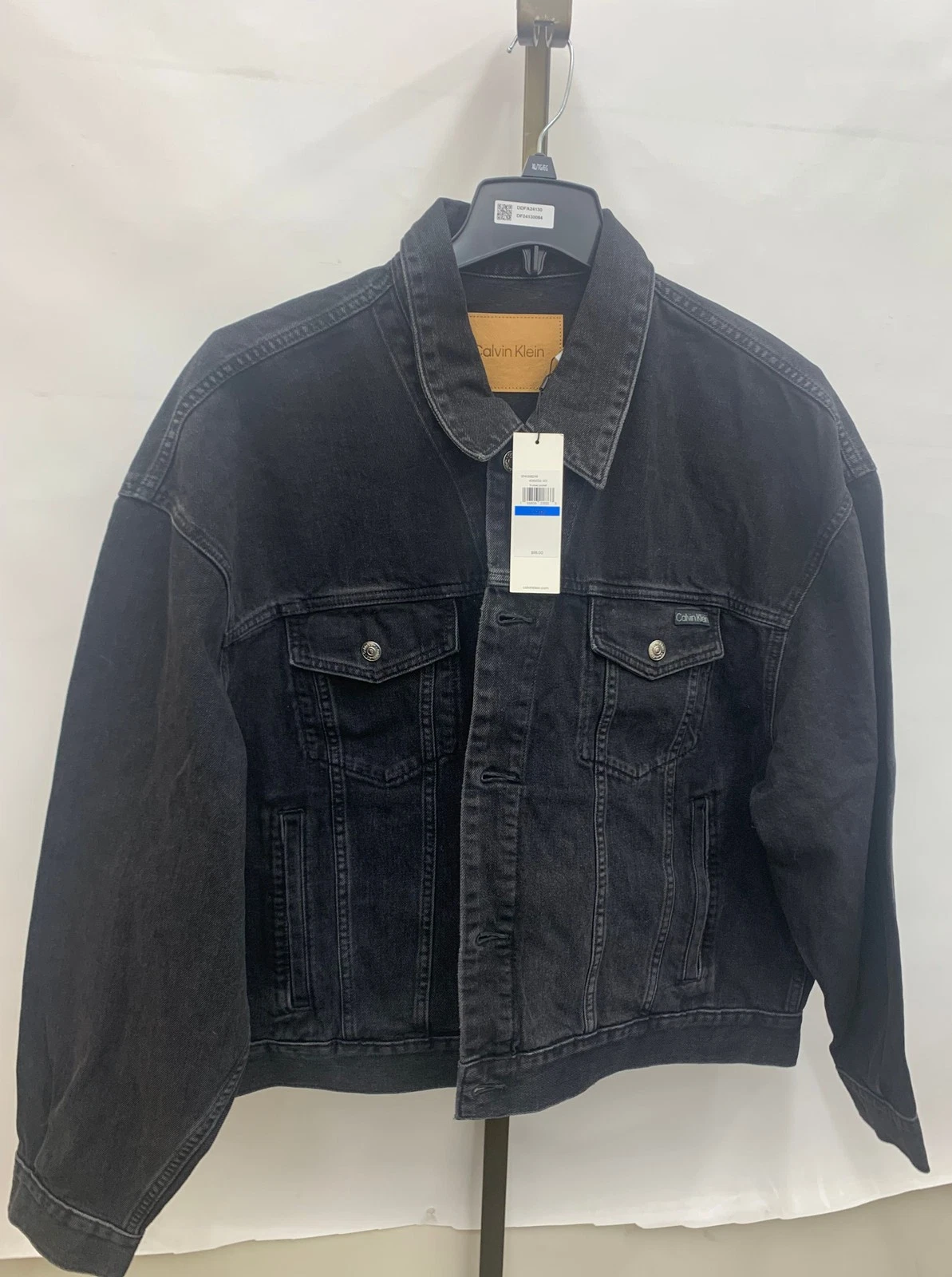 Calvin Klein Men's Black Denim Trucker Jacket Size XL (40KM726 001)
Opens in a new window or tab