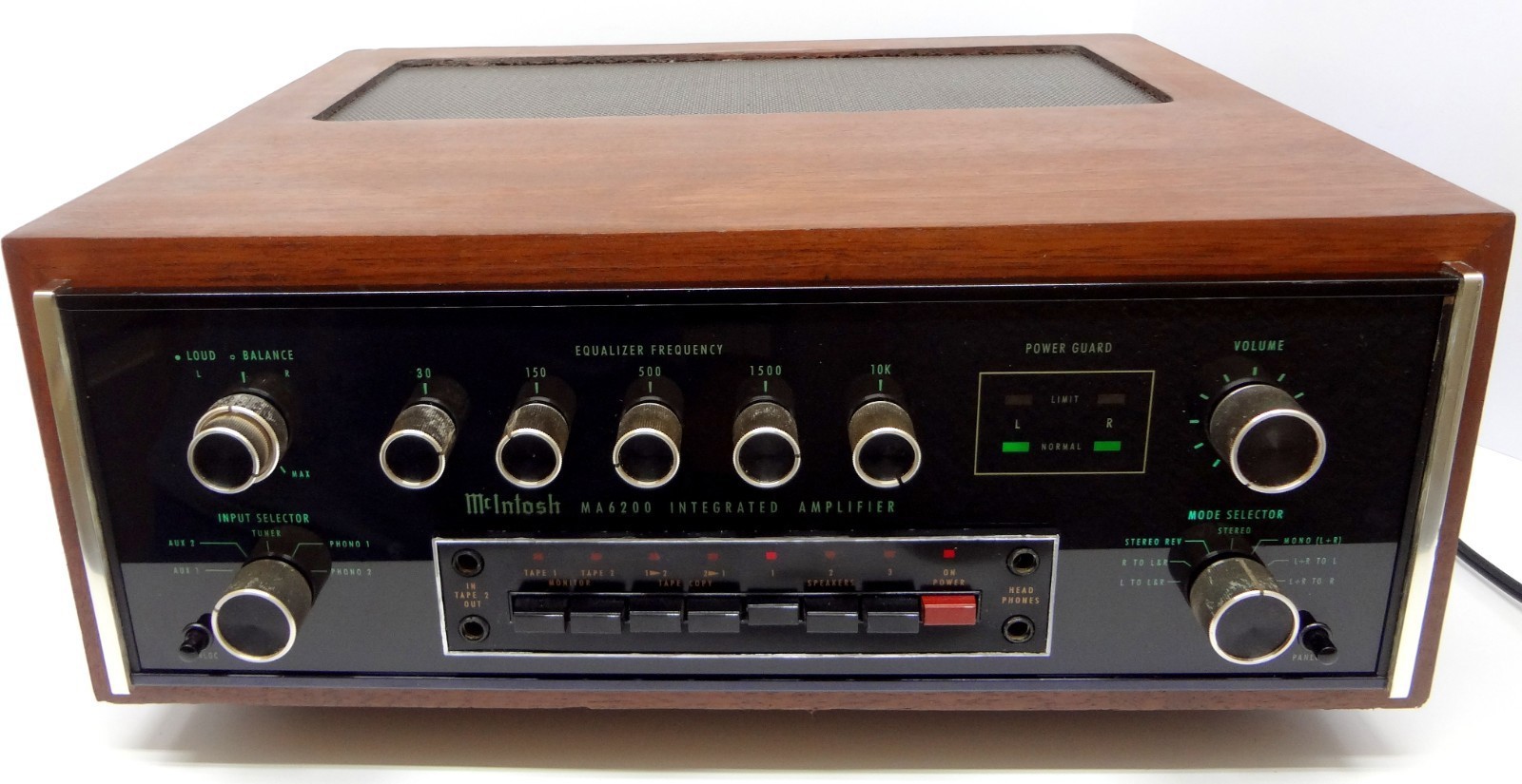McIntosh MA6200 Stereo Integrated Amplifier, Serviced, Recapped, New Glass