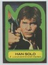 1977 Topps Star Wars Series 1 Sticker - #3 Han Solo