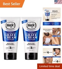 Magic Razorless Shaving Cream, Depilatory Hair Removal Cream for Body Hair, R...