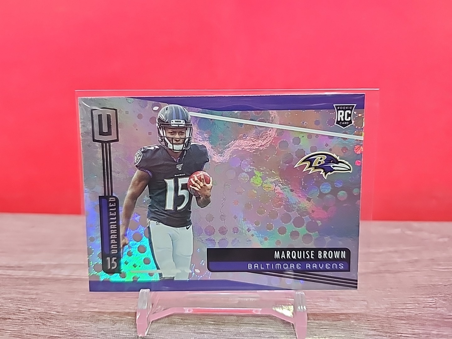 2019 PANINI UNPARALLELED #224 MARQUISE BROWN BALTIMORE RAVENS RC