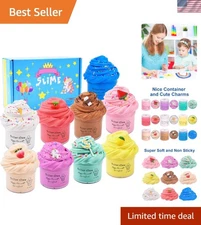 Ultimate 9 Pack Scented Slime Set for Kids - Soft, Stretchy & Educational Fun