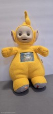 Vintage Hasbro Teletubbies Laa-Laa Yellow Plush Medium Stuffed Talking Toy