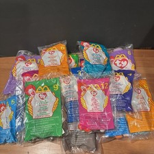 TY Teenie Beanie Babies 1999  1998 McDonalds Happy Meal Toys Set of 16 Sealed