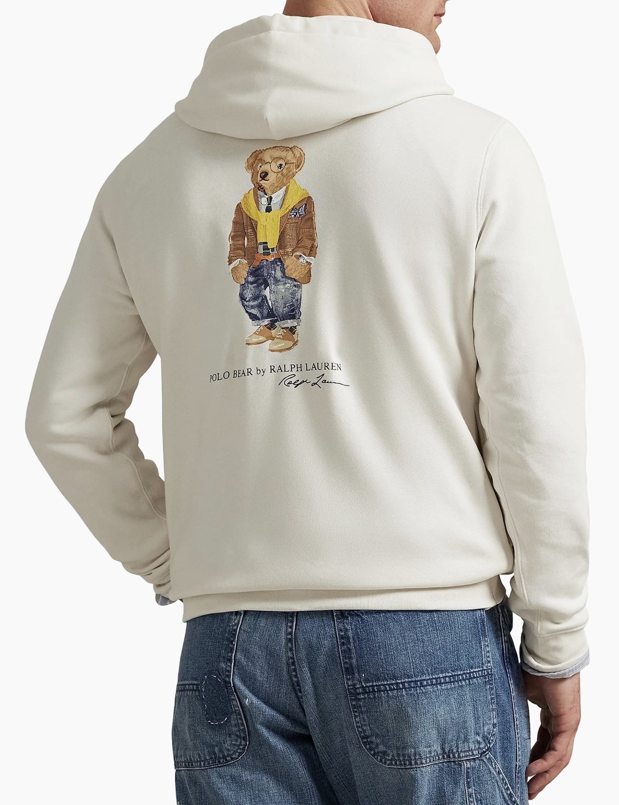 Polo Ralph Lauren Men's Polo Bear Fleece Hoodie Brand New, Color: Nevis, Size:M