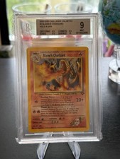 Pokemon Blaine's Charizard Gym Challenge Unlimited #2 FIGHTING SYMBOL Holo BGS 9 on eBay