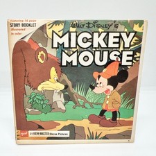 Vintage View-Master Walt Disney's Mickey Mouse 3 Reel Set Complete