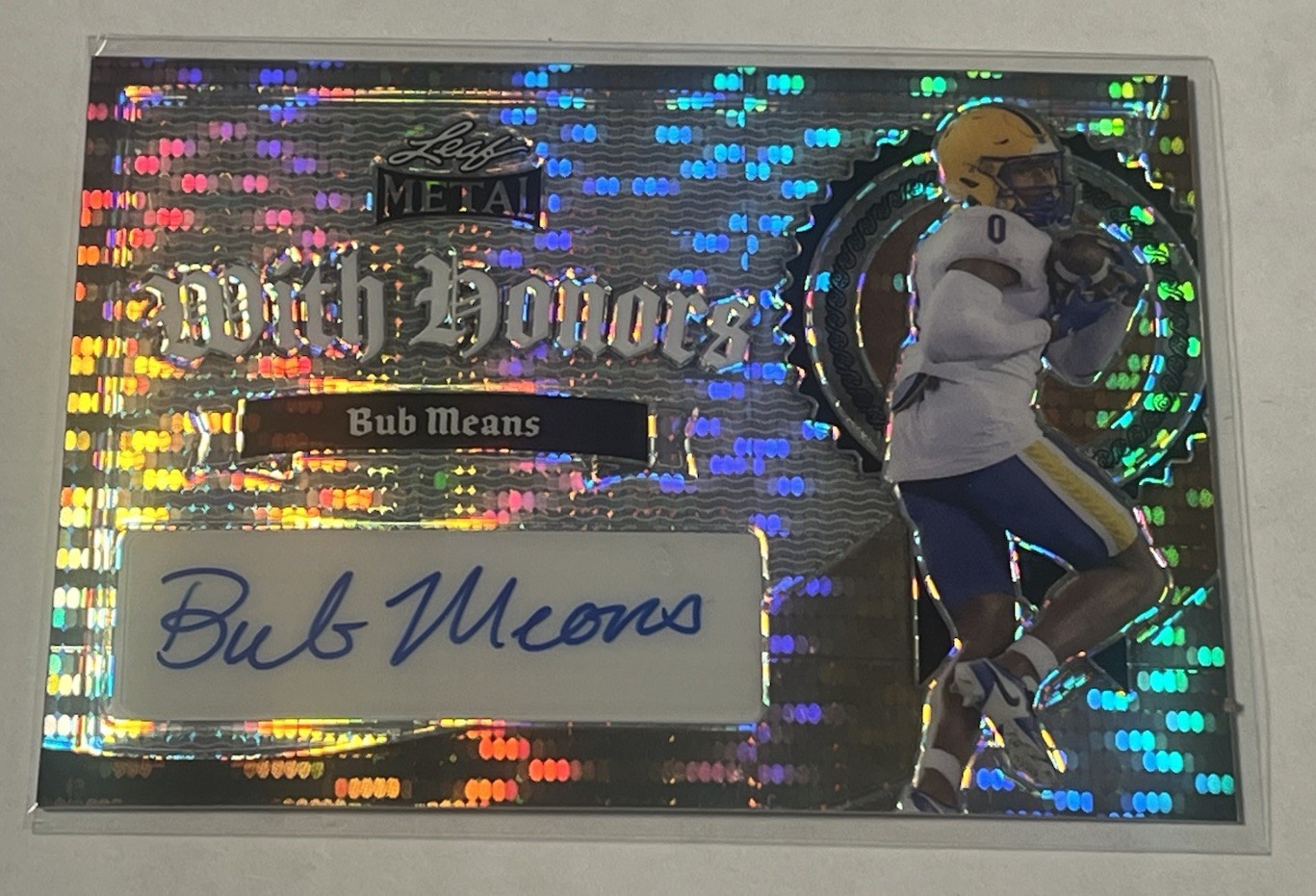 Bub Means Leaf Metal With Honors Autographs #WHBM1 Base