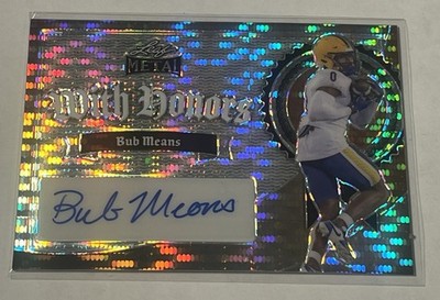 2024 Leaf Metal with Honors Bub Means #WH-BM1 Auto /5 Rookie Saints Pitt