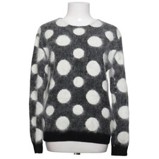 H&M Trend, Strickpullover, Größe: 34, Grau/Weiß/Schwarz #ayV