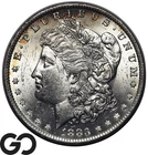 1883-O Morgan Silver Dollar Coin, Mirror Finish, Choice Unc+
