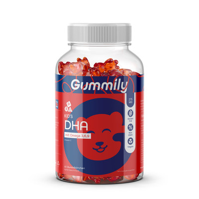 Kids Multivitamin DHA Gummies - Omega-3-6-9 Komplex - Vegan - Gummily