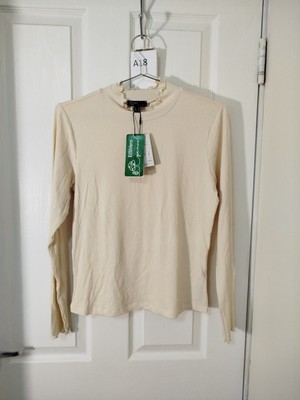 nobodys child Cream Funnel Neck Long Sleeve Top UK