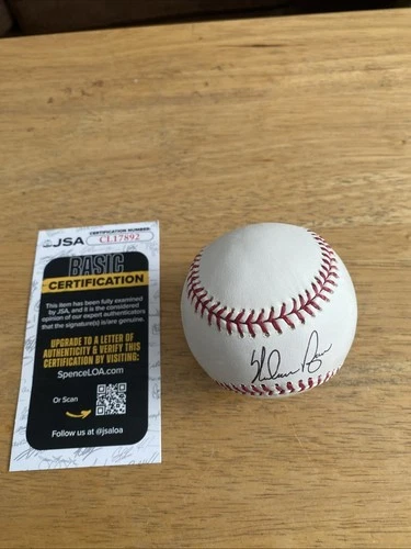 Nolan Ryan Signed Rawlings Major League Baseball JSA Certified Autograph CL17892