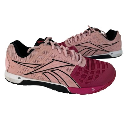 Reebok Crossfit Nano Hot Pink White Women's Lace Up Trainers