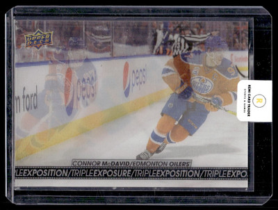 2017-18 Upper Deck Tim Hortons Triple Exposure Connor McDavid #TE-12 Edmonton