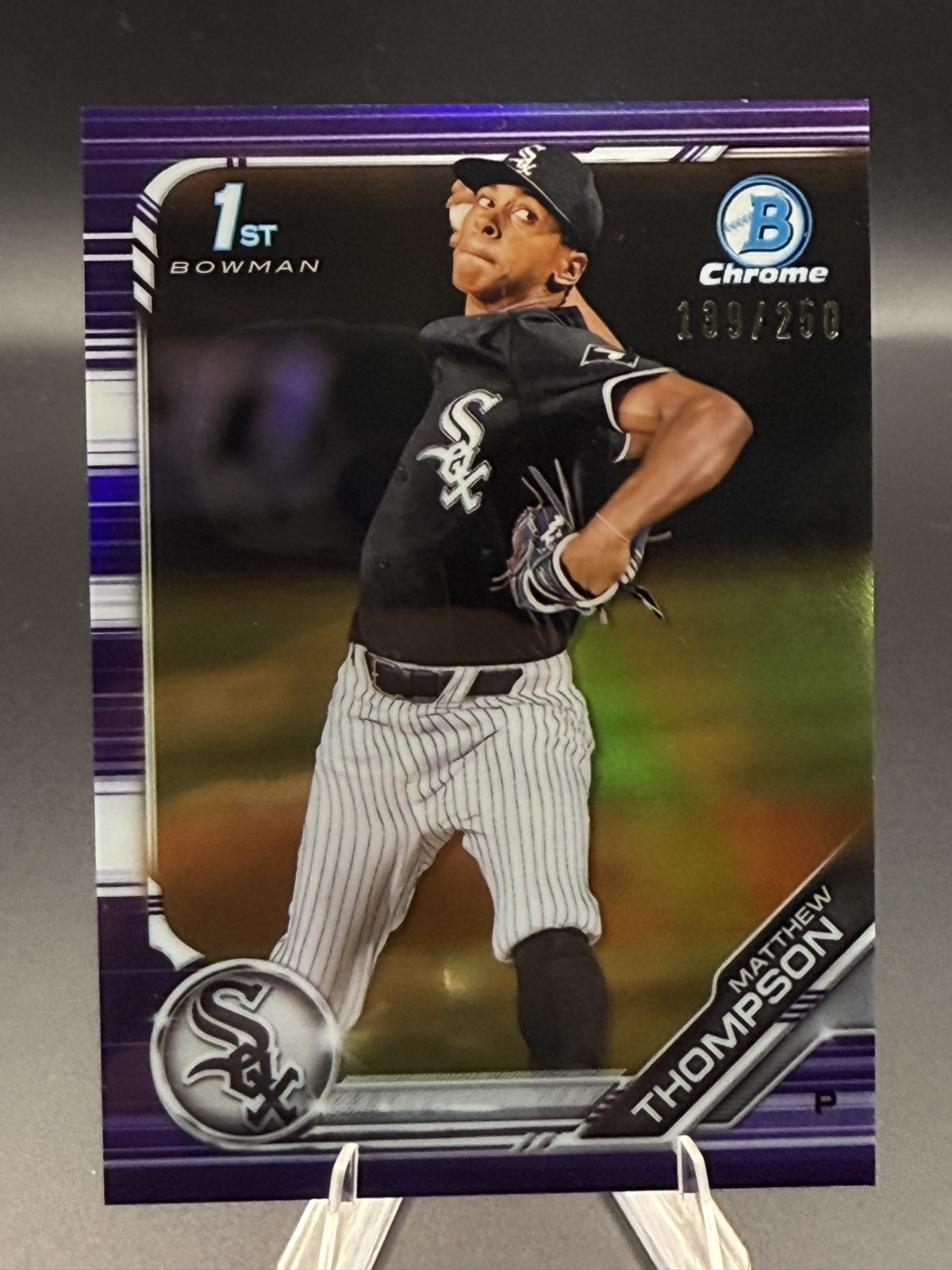 2019 Bowman Draft - Chrome Matt Thompson #BDC-94 Purple Refractor /250 (RC)