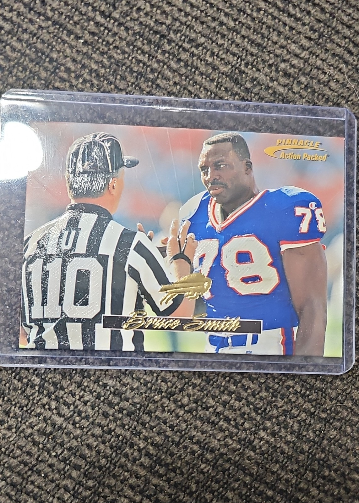 1996 Pinnacle Action Packed - Bruce Smith #55