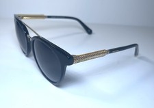 NEW BALMAIN Paris Small Black Gold BL2518 Sunglasses  Case