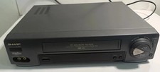 VHS VCR Sharp VC-A556 4-Head 19 Micron HQ Top Loading - POWERS ON - For Parts
