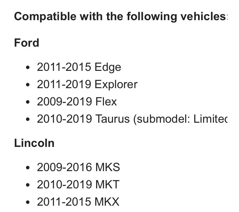 BR-1377-C Motorcraft Rear Brake Pad for Ford Explorer, Edge ,flex,Taurus, - Image 2 of 2