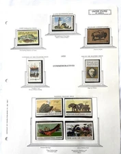 US 1446-1474 COMMEMORATIVES OF 1972 MNH/OG (29) SINGLE STAMPS W/1460-62 OLYMPICS