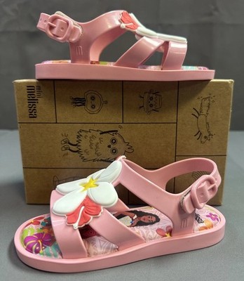 New MINI MELISSA + DISNEY Colorland Moana 36145-BL296 Pink - Toddler Size US 10