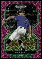 2022 Panini Prizm Draft Picks #PDP203 Nick Hull Neon Pink Velocity