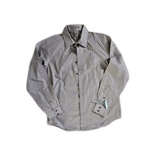 Apt. 9 Men’s Long Sleeve Dress Shirt,gray Modern Fit, Size Large.