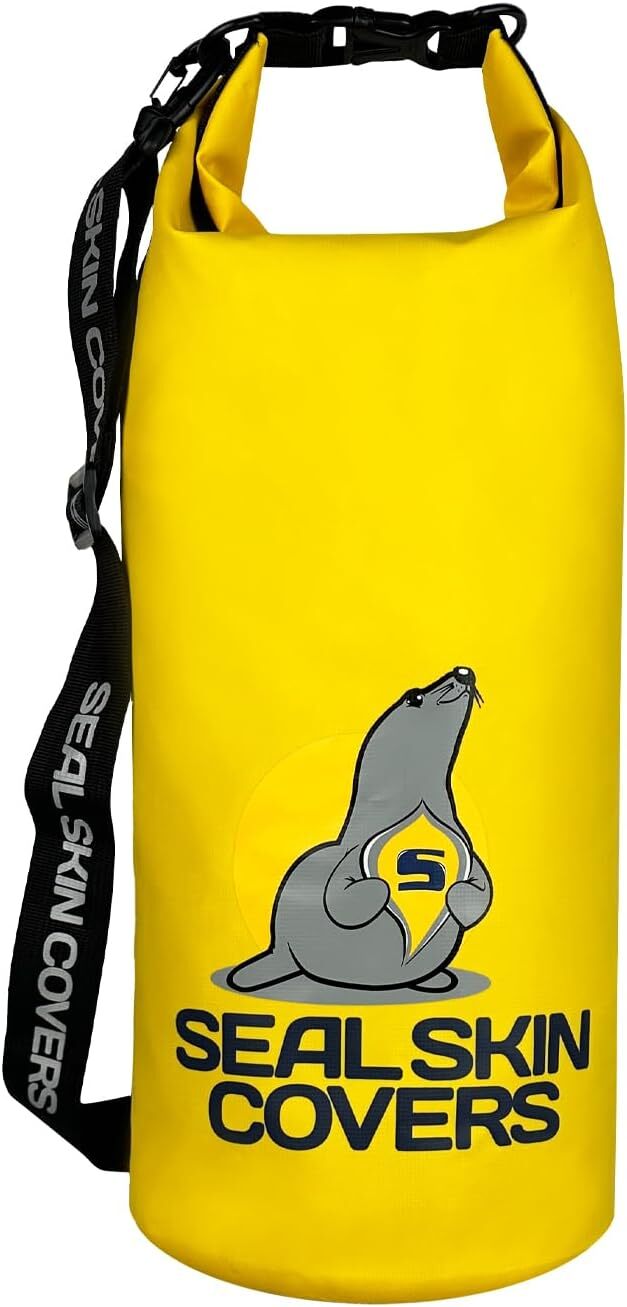 Seal Skin 10L Dry Bag Waterproof Backpack for Kayaking, Padd